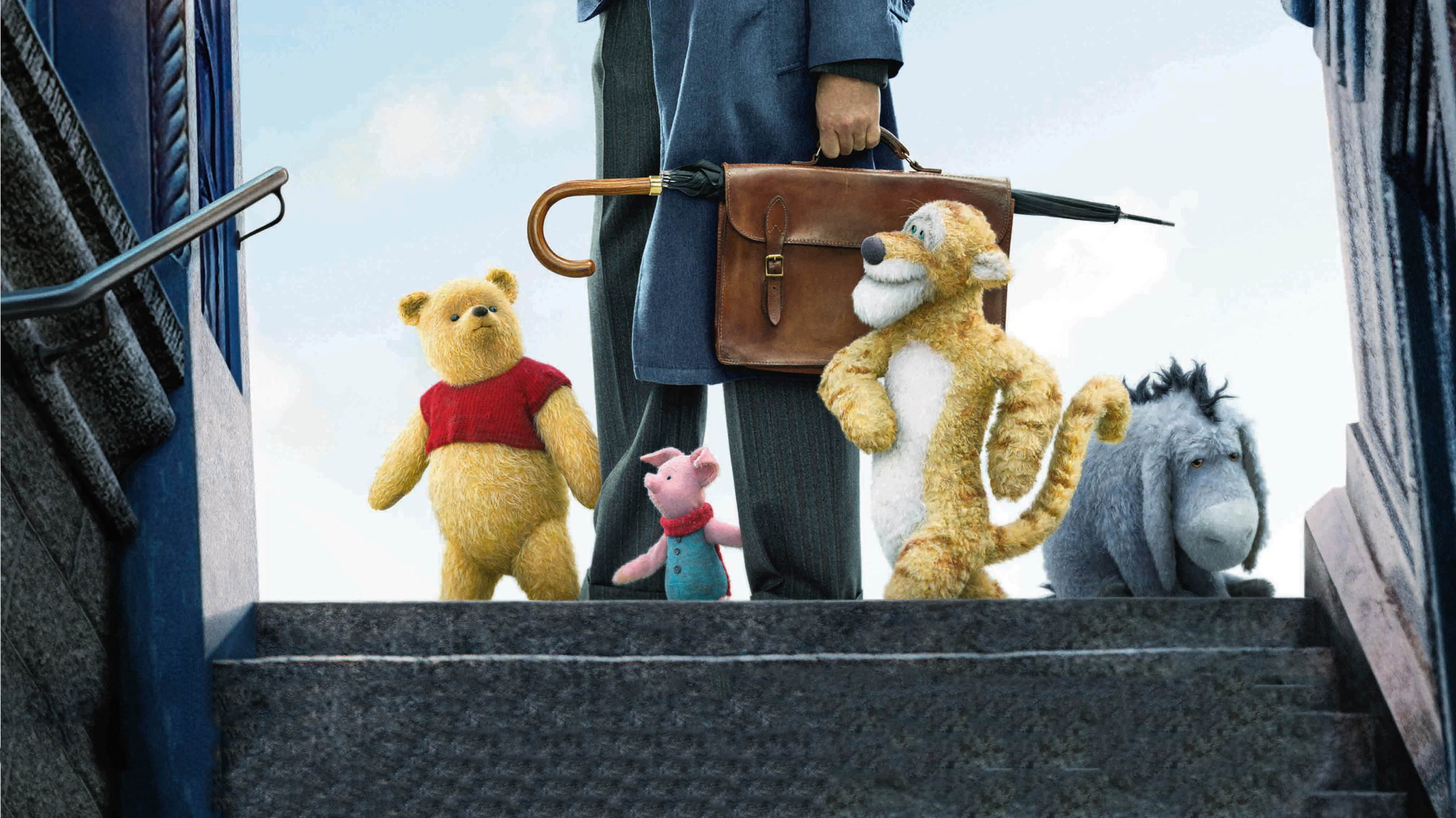 Eeyore, Tigger, Piglet, Winnie The Pooh, Poster, Christopher - Movie Poster Christopher Robin , HD Wallpaper & Backgrounds