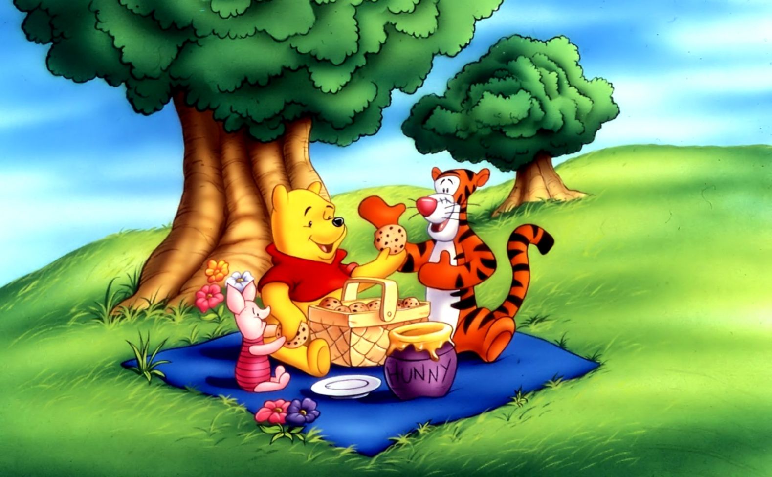85 Winnie The Pooh Hd Wallpapers Background Images - Winnie The Pooh Picnic , HD Wallpaper & Backgrounds