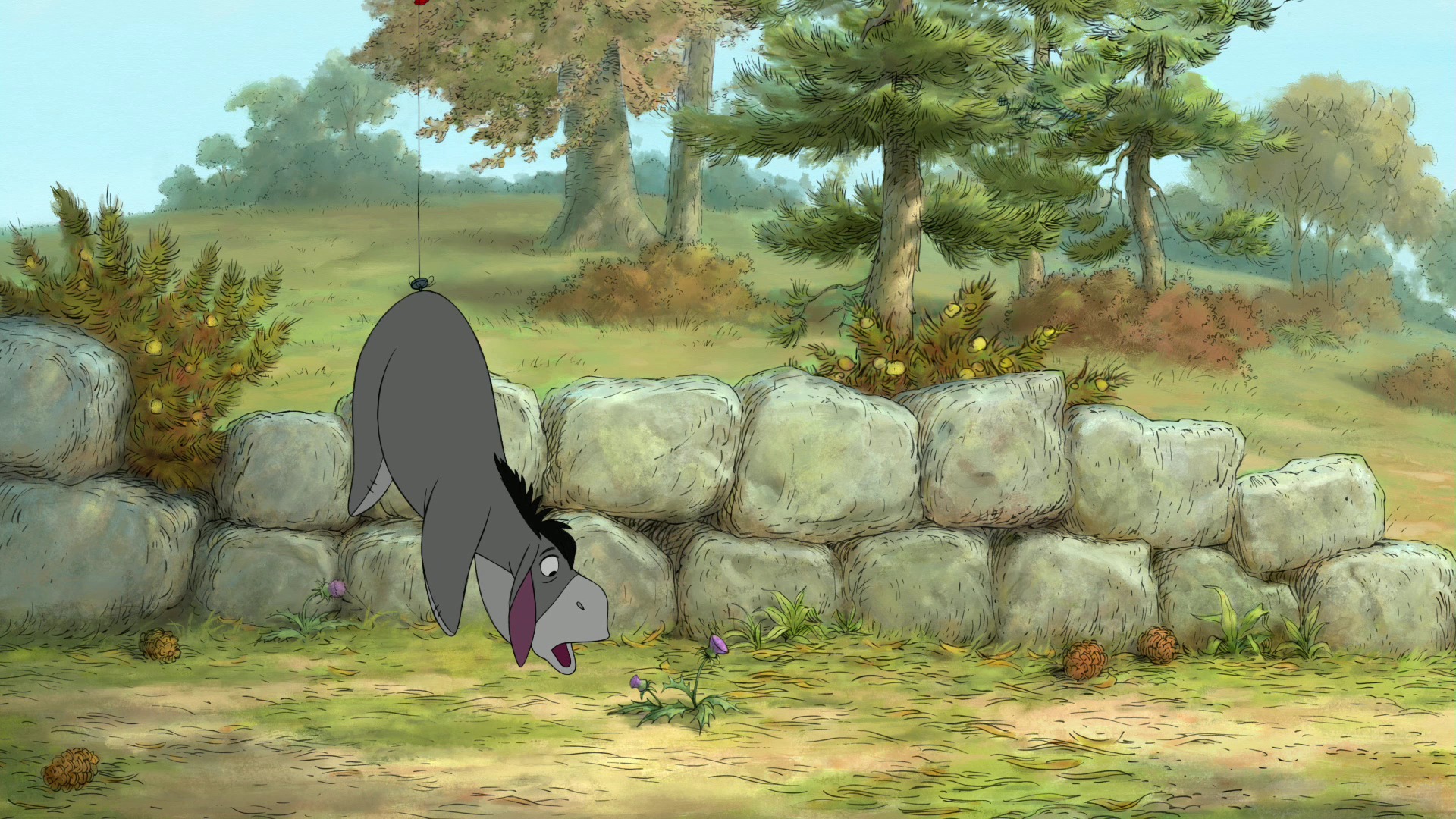 Winnie The Pooh - Winnie The Pooh 2011 Eeyore's Tail , HD Wallpaper & Backgrounds