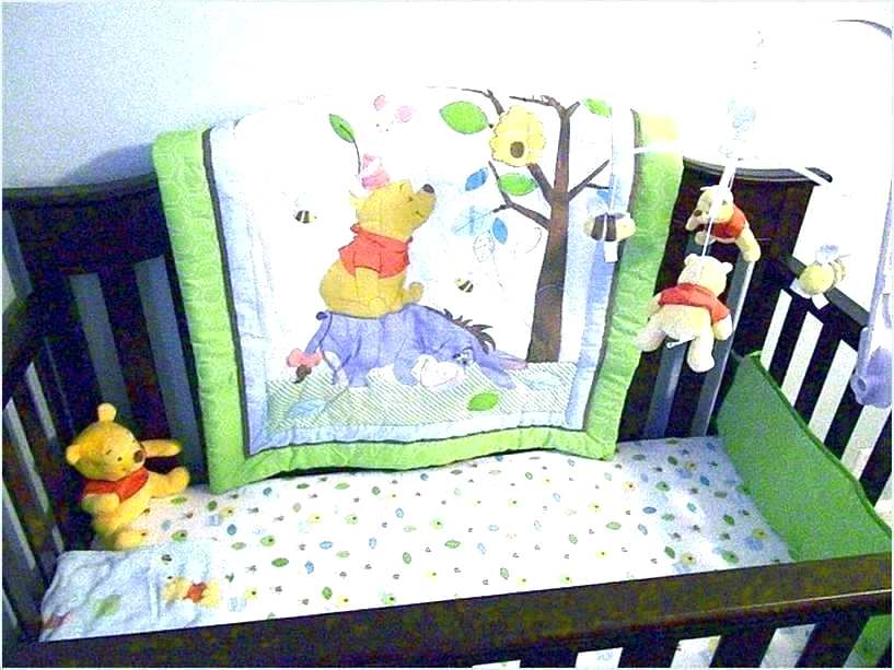 Winnie The Pooh Baby Room Pooh Crib Bedding Set Classic - Patchwork , HD Wallpaper & Backgrounds