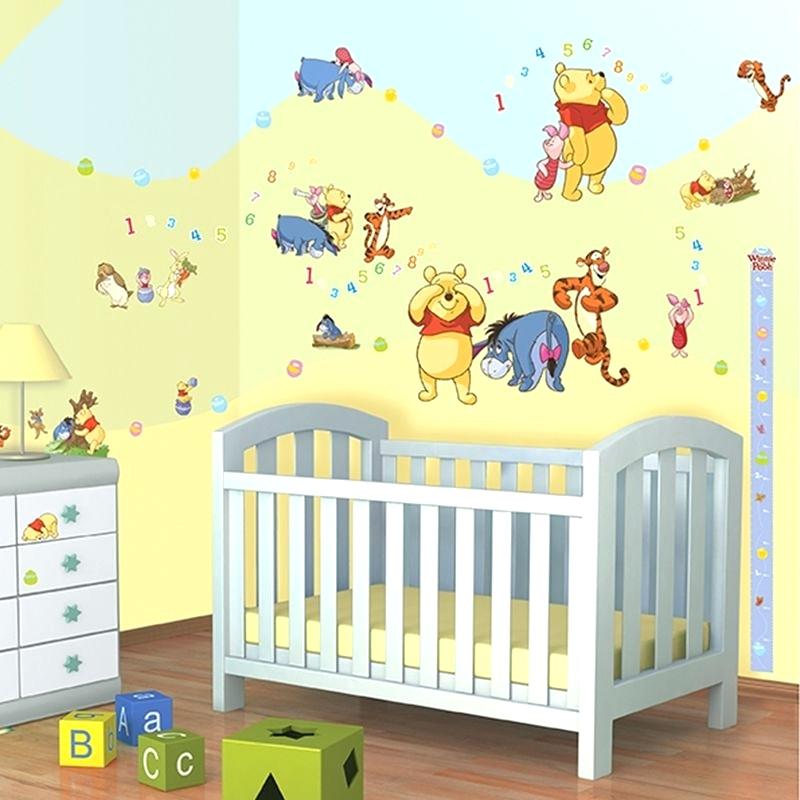 Winnie The Pooh Wall Decal Wall Stickers The Pooh Winnie - Winnie The Pooh Room , HD Wallpaper & Backgrounds