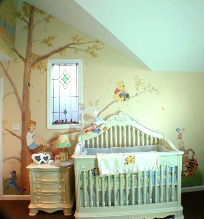 Winnie The Pooh Baby Room Nursery Murals Yahoo Image - Classic Winnie The Pooh Nursery , HD Wallpaper & Backgrounds