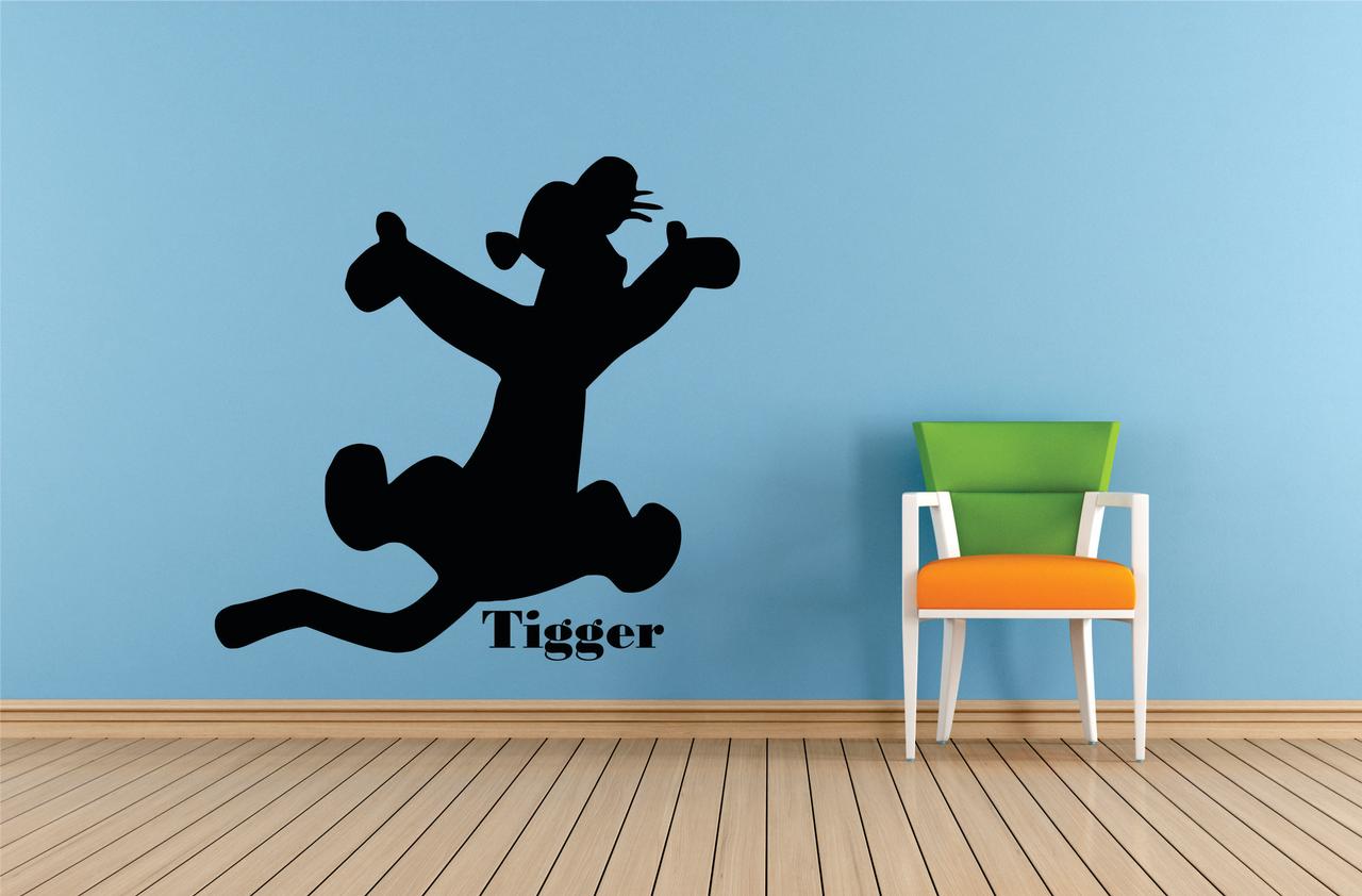 Tigger Winnie The Pooh Cartoon Characters Design Silhouette - Harry Potter Flying Silhouette , HD Wallpaper & Backgrounds