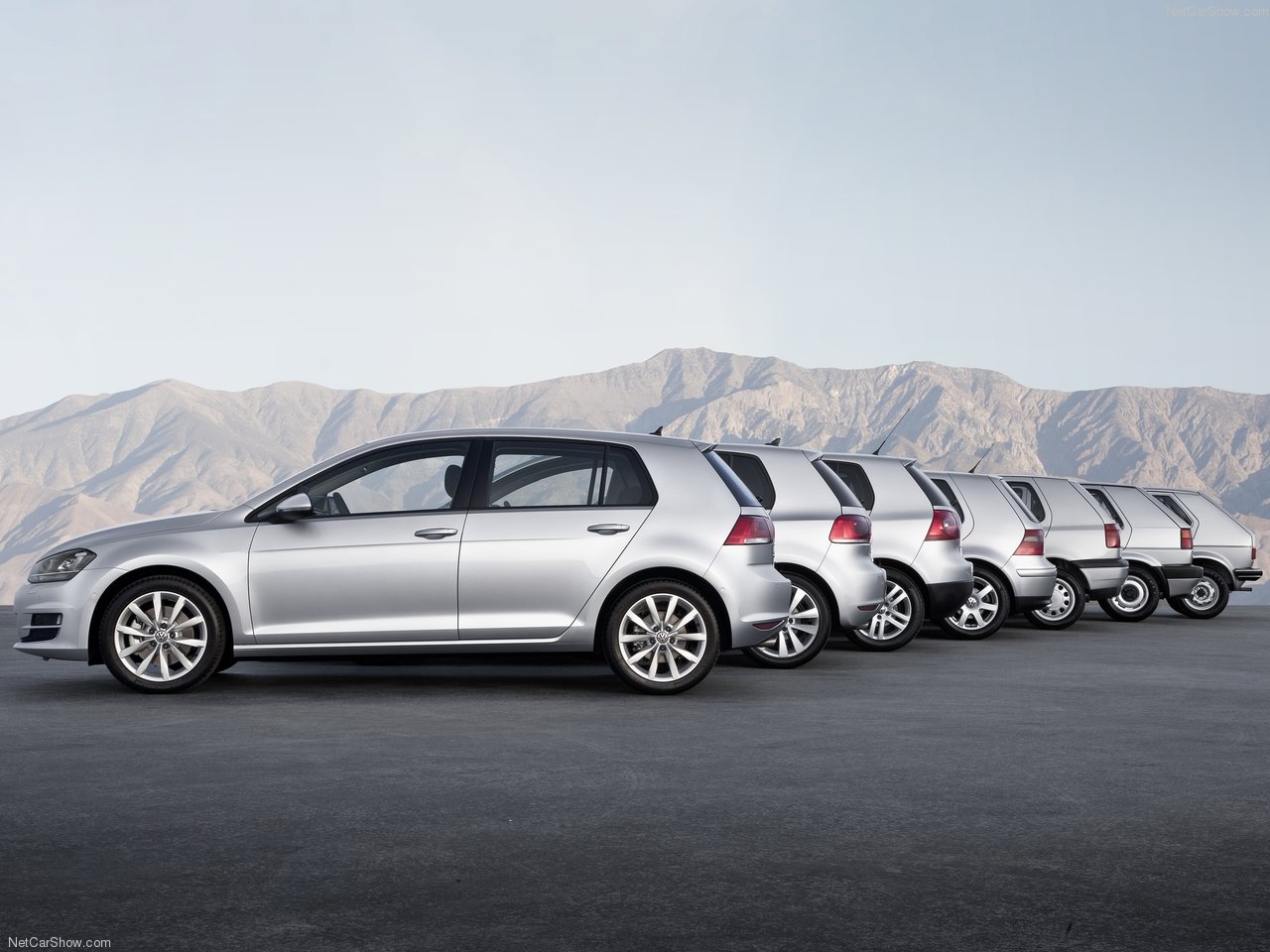 Mk1 To Mk7 - Golf Gti Mk1 To Mk7 , HD Wallpaper & Backgrounds