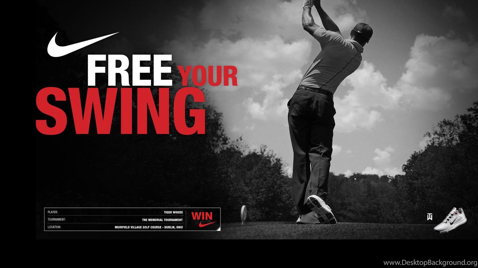 Popular - Nike Golf Shoes Ad , HD Wallpaper & Backgrounds