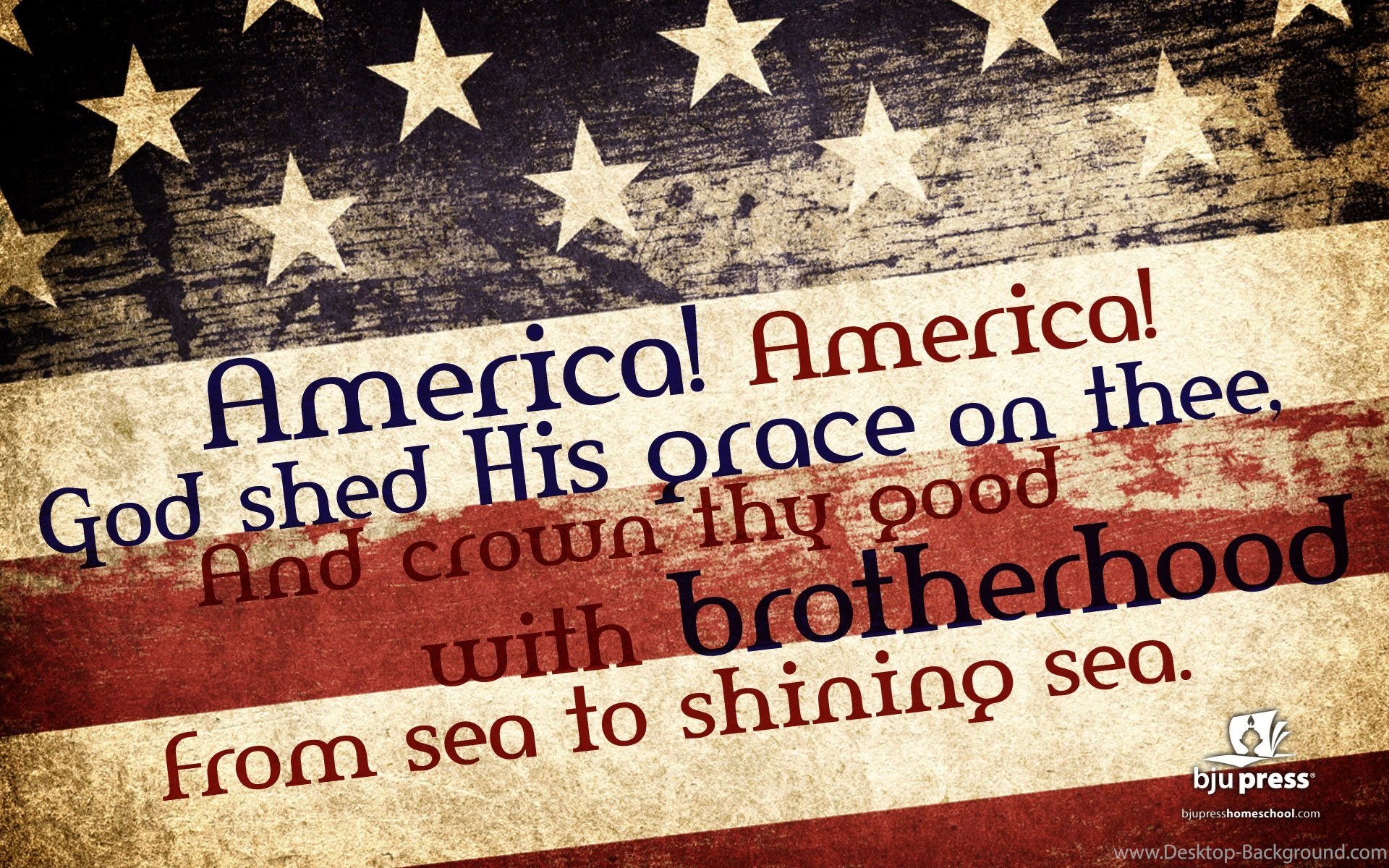 Widescreen - Cool Vintage American Flag , HD Wallpaper & Backgrounds