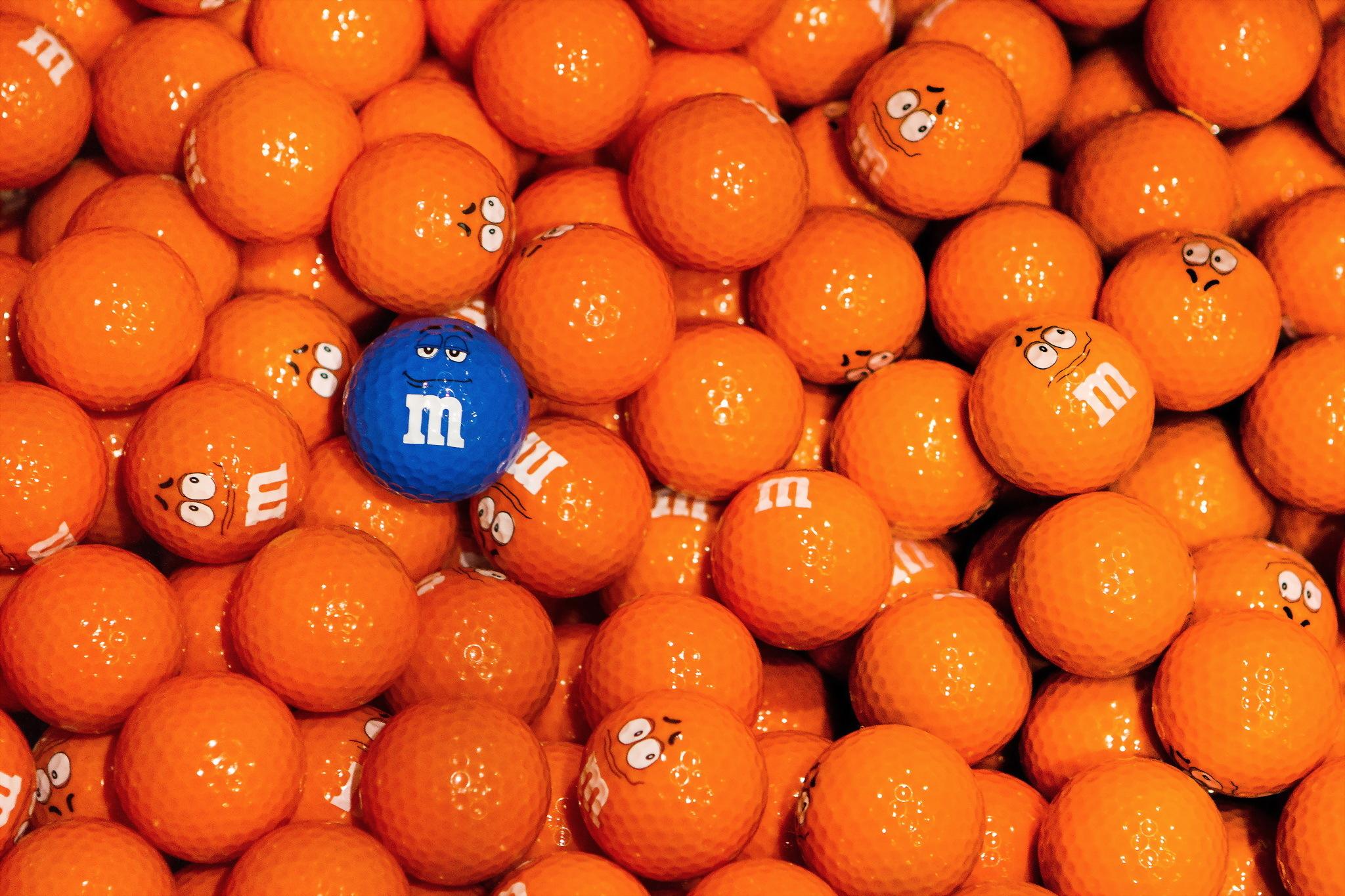 M&m, Golf, Balls - M , HD Wallpaper & Backgrounds