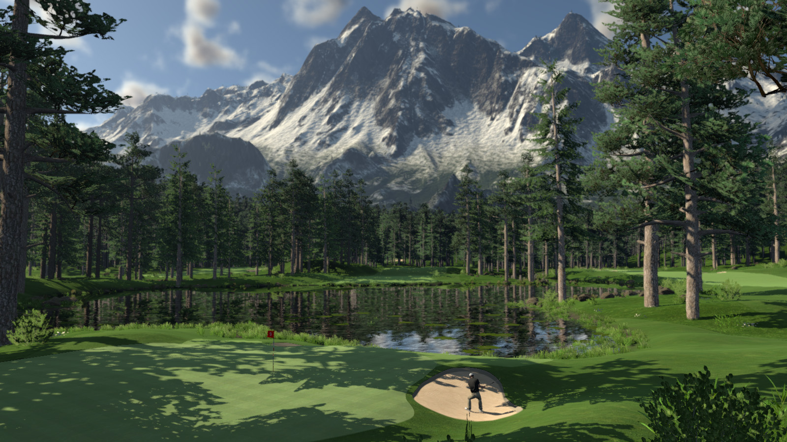 Golf Course In Mountains , HD Wallpaper & Backgrounds