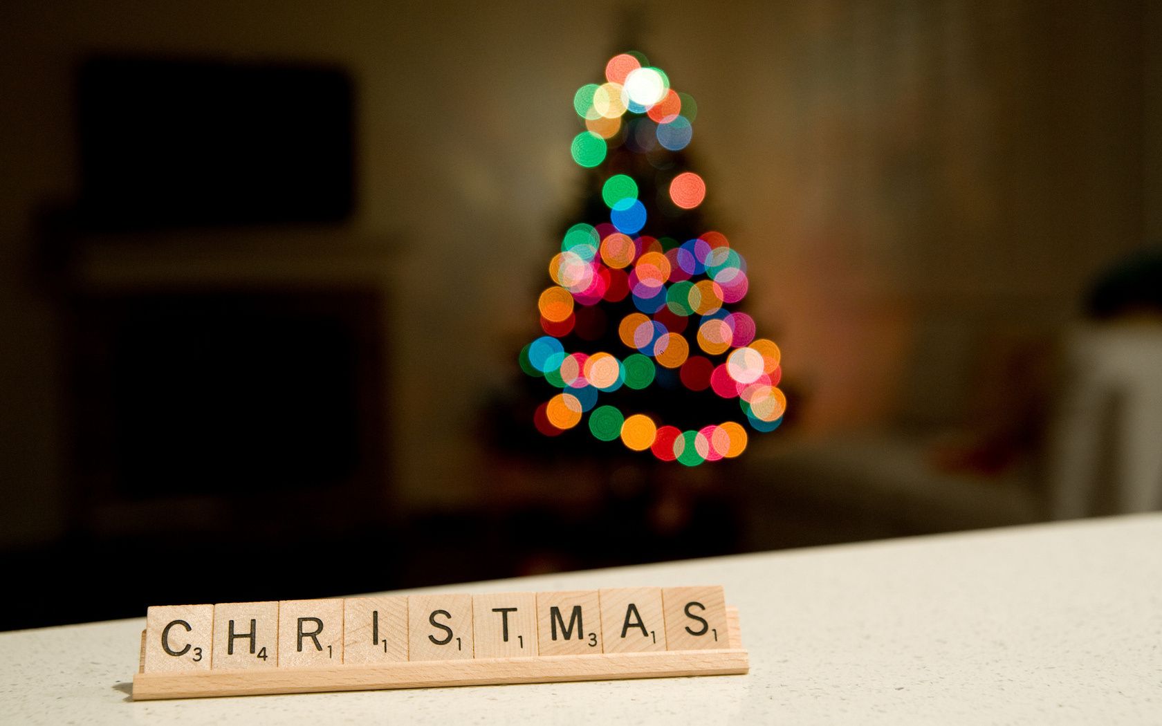 Blurry Christmas Tree Background , HD Wallpaper & Backgrounds