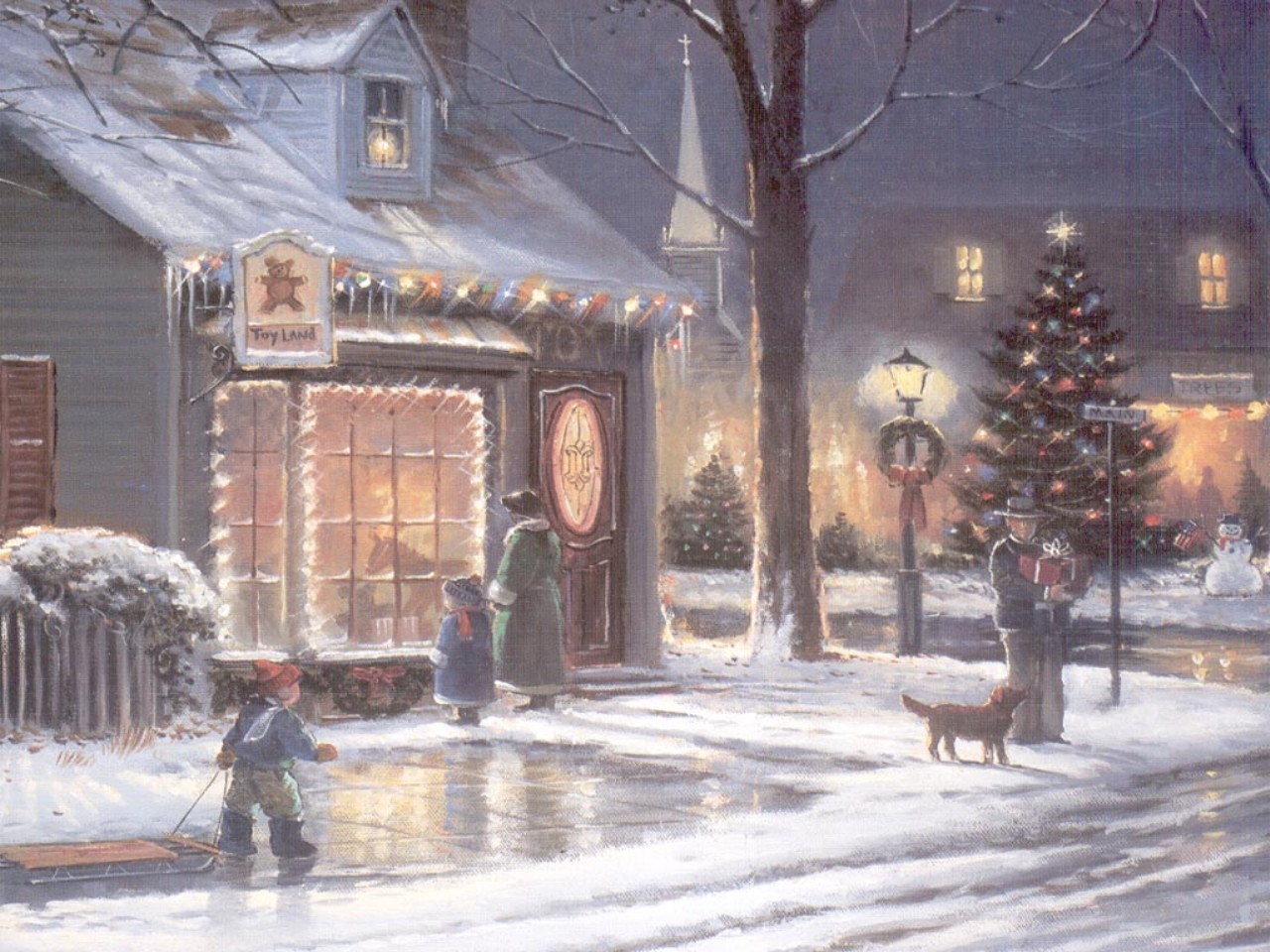 Holiday Memories Snow Christmas Winter Cold Ice House - New Year Jigsaw Puzzle , HD Wallpaper & Backgrounds