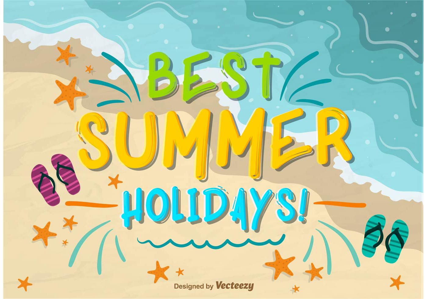 Best Summer Holidays Wallpaper - Best Summer Holidays Ever , HD Wallpaper & Backgrounds