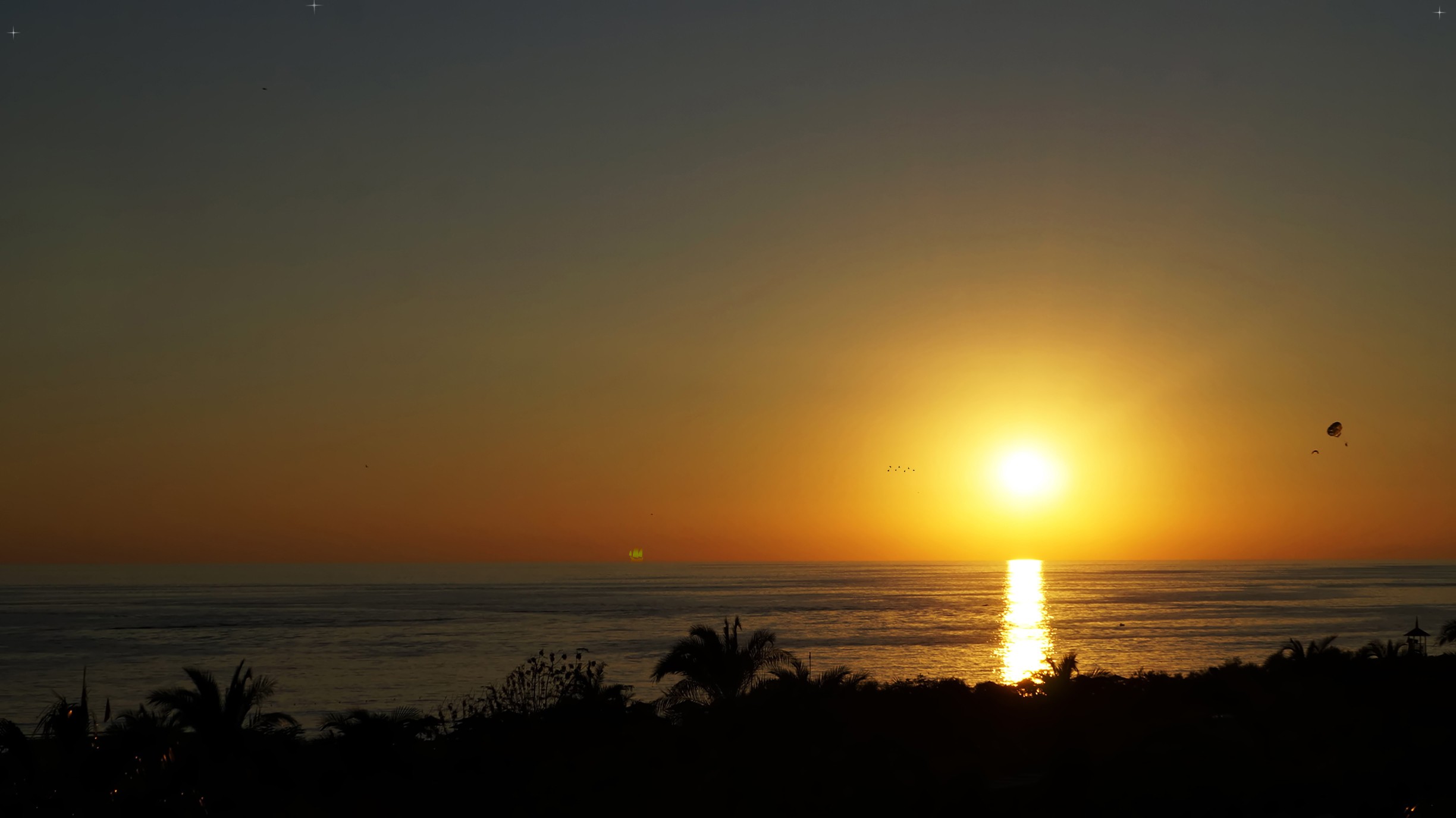 Caretta Sea Bee Sun Gees Beach Holiday Night Hd Wallpaper - Sunset , HD Wallpaper & Backgrounds