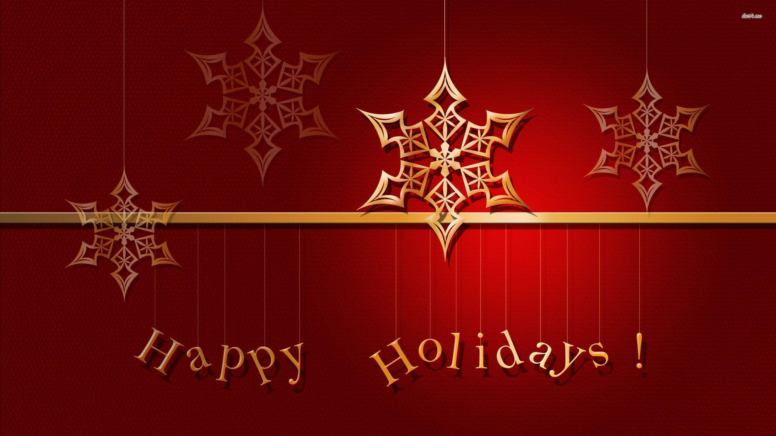 Happy Holidays Wallpaper Hd Background Wallpaper 21 - Happy Holidays Background Hd , HD Wallpaper & Backgrounds
