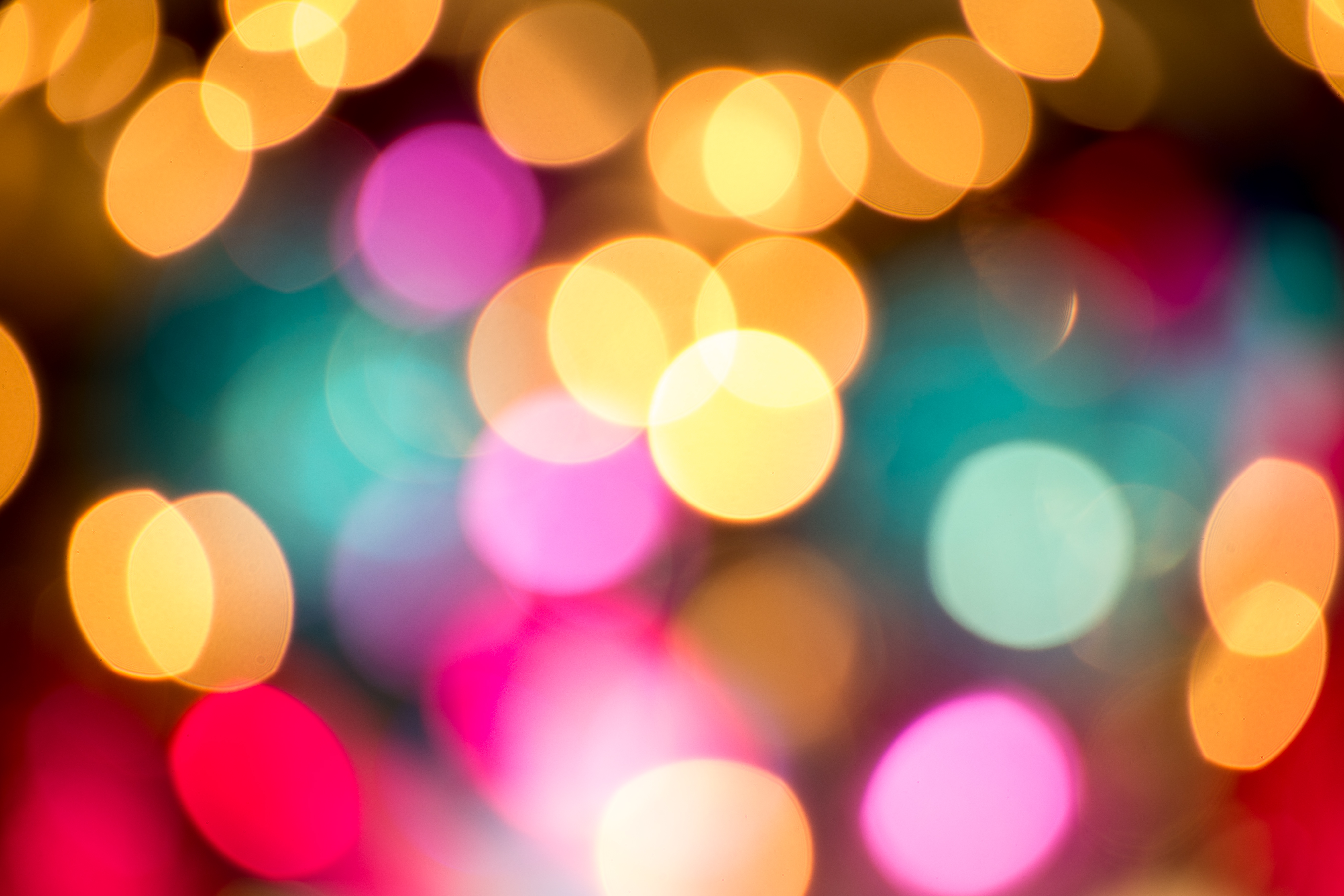 High Resolution Christmas Lights Bokeh Background , HD Wallpaper & Backgrounds