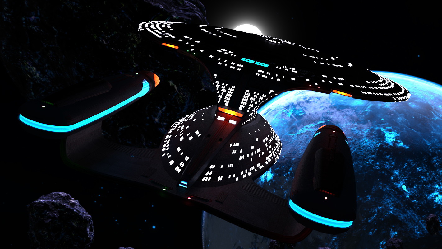 Star Trek -the Next Generation - Spaceplane , HD Wallpaper & Backgrounds