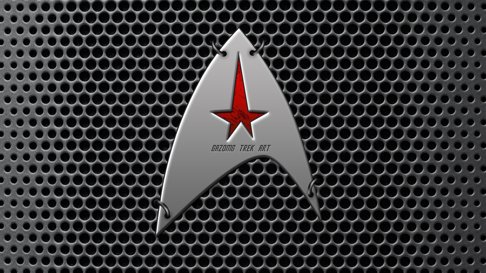 Star Trek Metallic Logo Wallpaper Backgrounds - Star Trek Logo Metallic , HD Wallpaper & Backgrounds