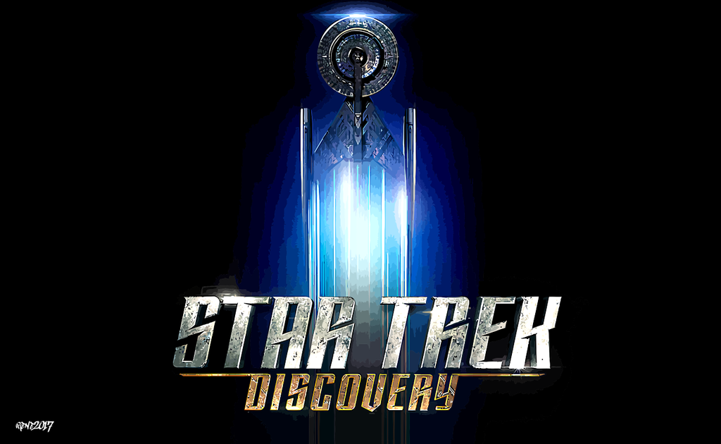 Star Trek Discovery Vector Logo Wallpaper By Elclon - Star Trek Discovery S1 E01 , HD Wallpaper & Backgrounds