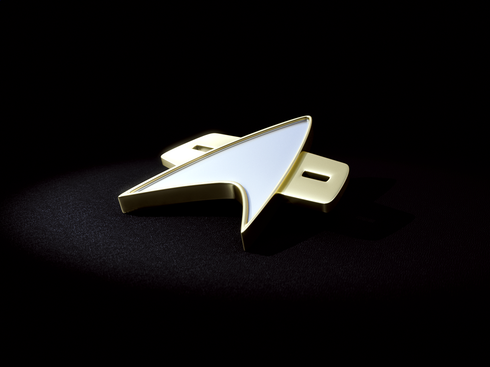 Wallpaper Star Trek - Star Trek Badge Iphone , HD Wallpaper & Backgrounds