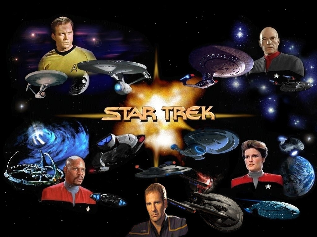 Star Trek Desktop Wallpaper Number 1 - Star Trek All Captains , HD Wallpaper & Backgrounds