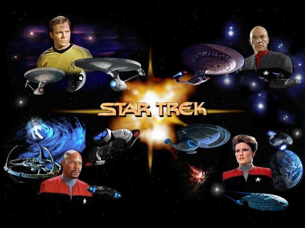 Star Trek Tng Wallpapers - Star Trek All Captains , HD Wallpaper & Backgrounds
