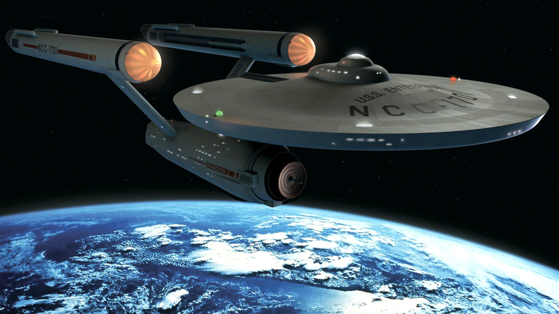 Starfleet Academy - Uss Enterprise Star Trek Painting , HD Wallpaper & Backgrounds