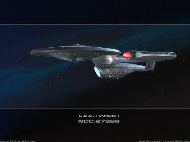 Uss Ranger, Ambassador Class Starfleet Starship - Star Trek Ships Ambassador Class , HD Wallpaper & Backgrounds