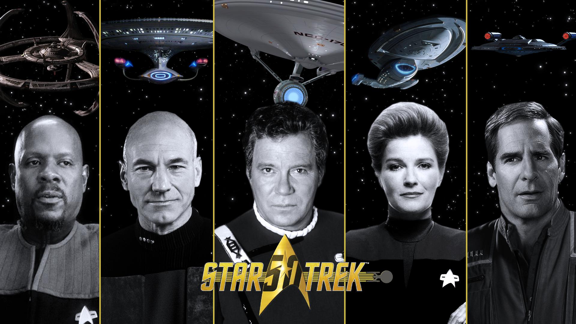 Star Trek 50th Anniversary Wallpaper [1920x1080] - Star Trek Music Compilation , HD Wallpaper & Backgrounds