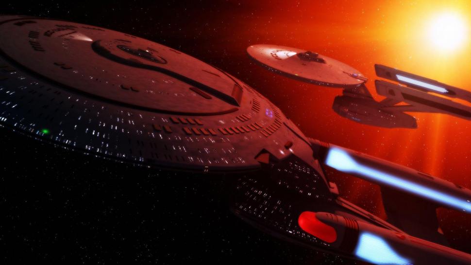 Star Trek Wallpaper - Star Trek Ships Phone Wallpaper Hd , HD Wallpaper & Backgrounds