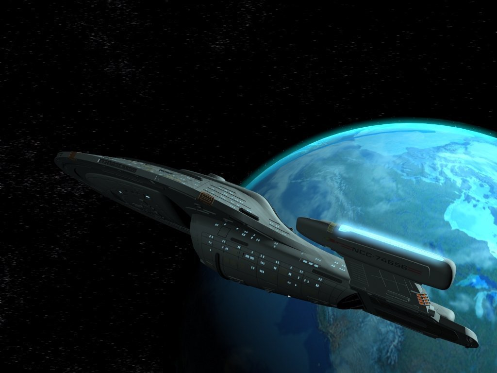 Voyager Wallpaper - Uss Voyager Background , HD Wallpaper & Backgrounds