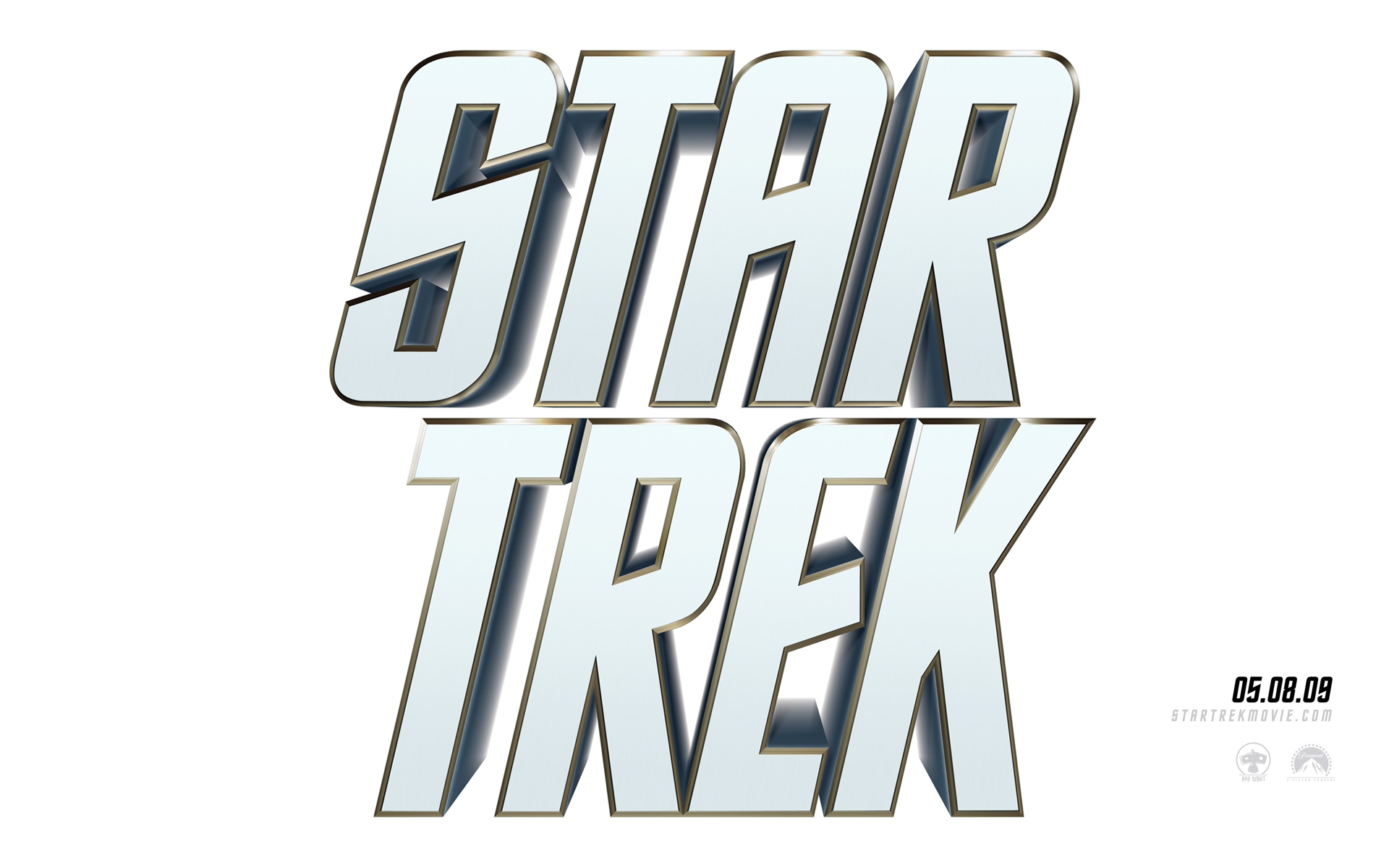 Star Trek Wallpaper - Star Trek Logo 2009 , HD Wallpaper & Backgrounds
