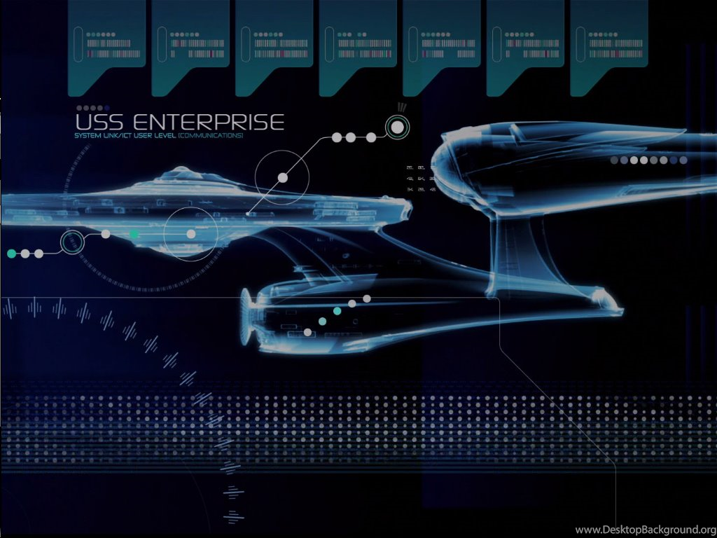 Starship Enterprise Wallpapers Wallpapers Cave Desktop - Star Trek 2009 Enterprise Blueprints , HD Wallpaper & Backgrounds