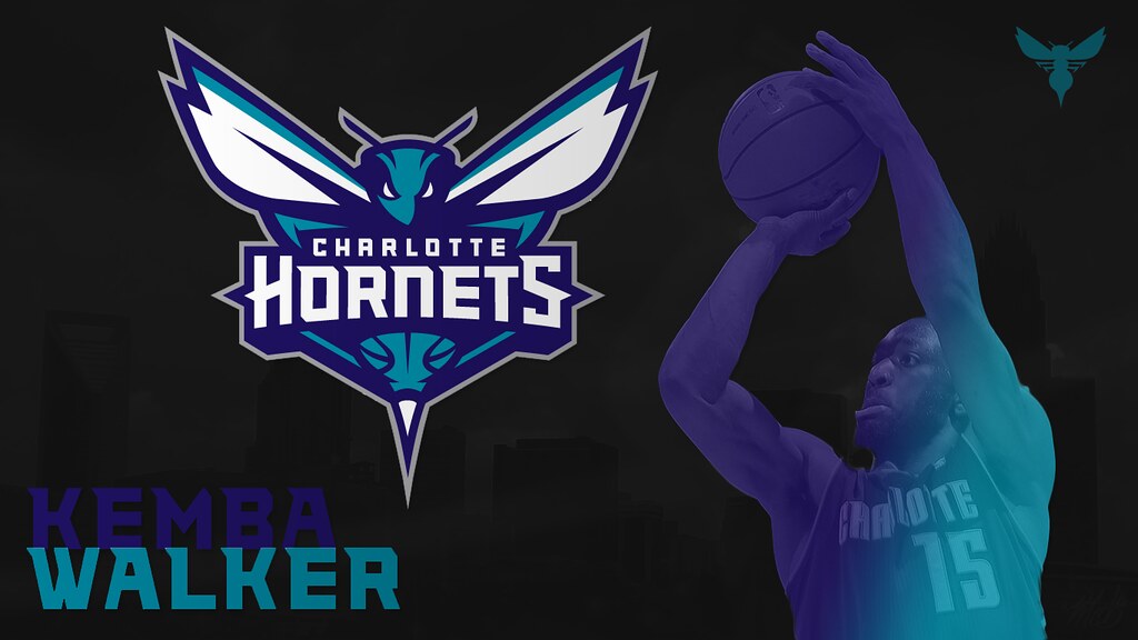Kemba Walker - Charlotte Hornets Wallpaper Black , HD Wallpaper & Backgrounds