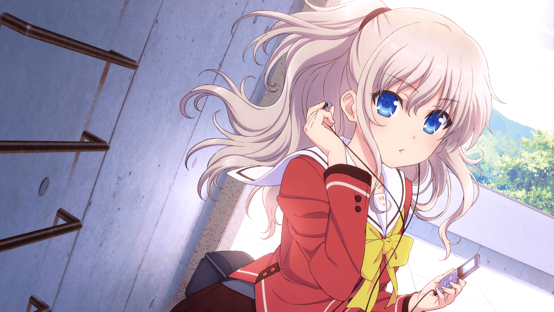 Charlotte - Anime Girl Wallpaper Iphone , HD Wallpaper & Backgrounds