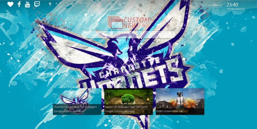 Charlotte Hornets New Tab Wallpapers - Charlotte Hornets , HD Wallpaper & Backgrounds