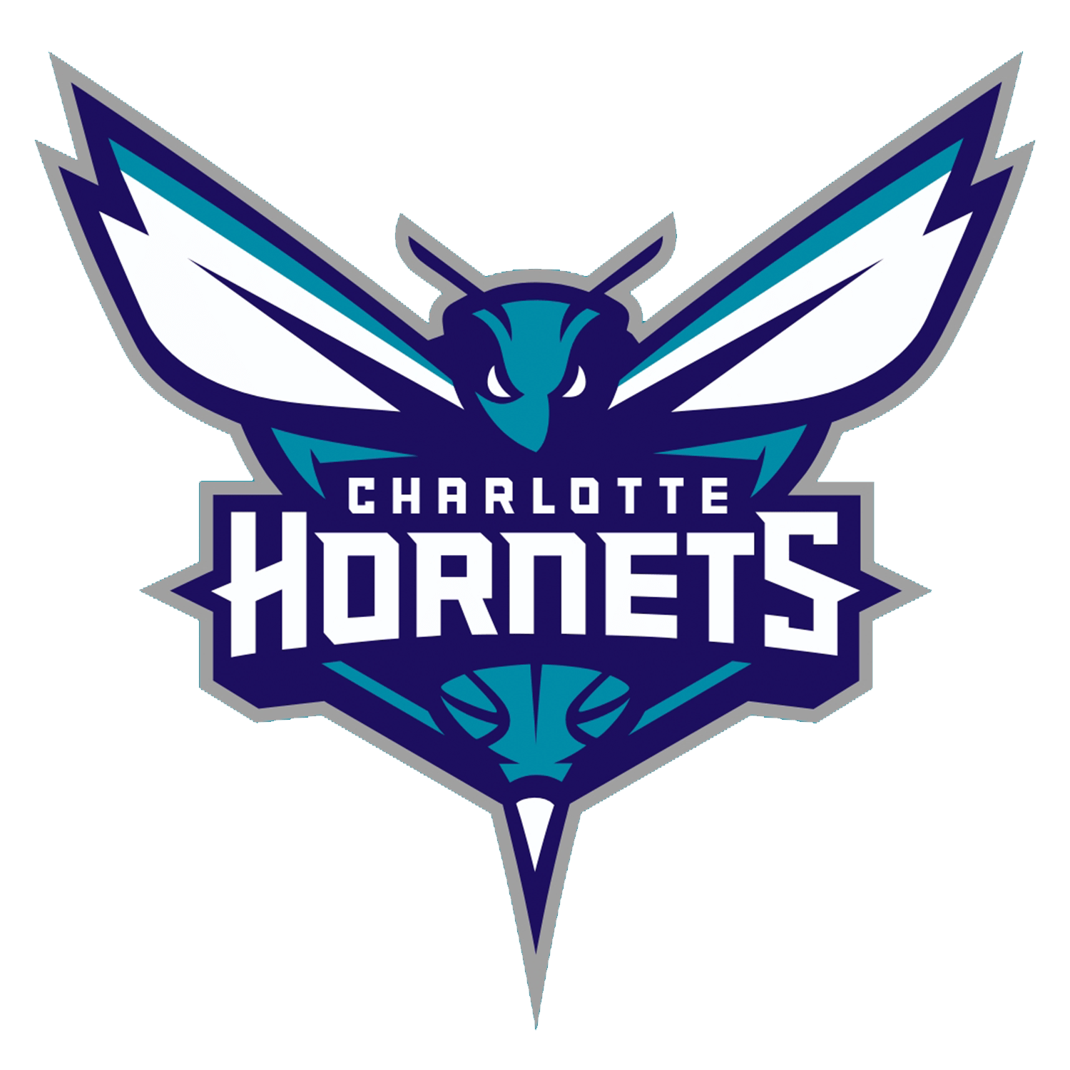 Charlotte Hornets Wallpaper - Charlotte Hornets Logo Png , HD Wallpaper & Backgrounds