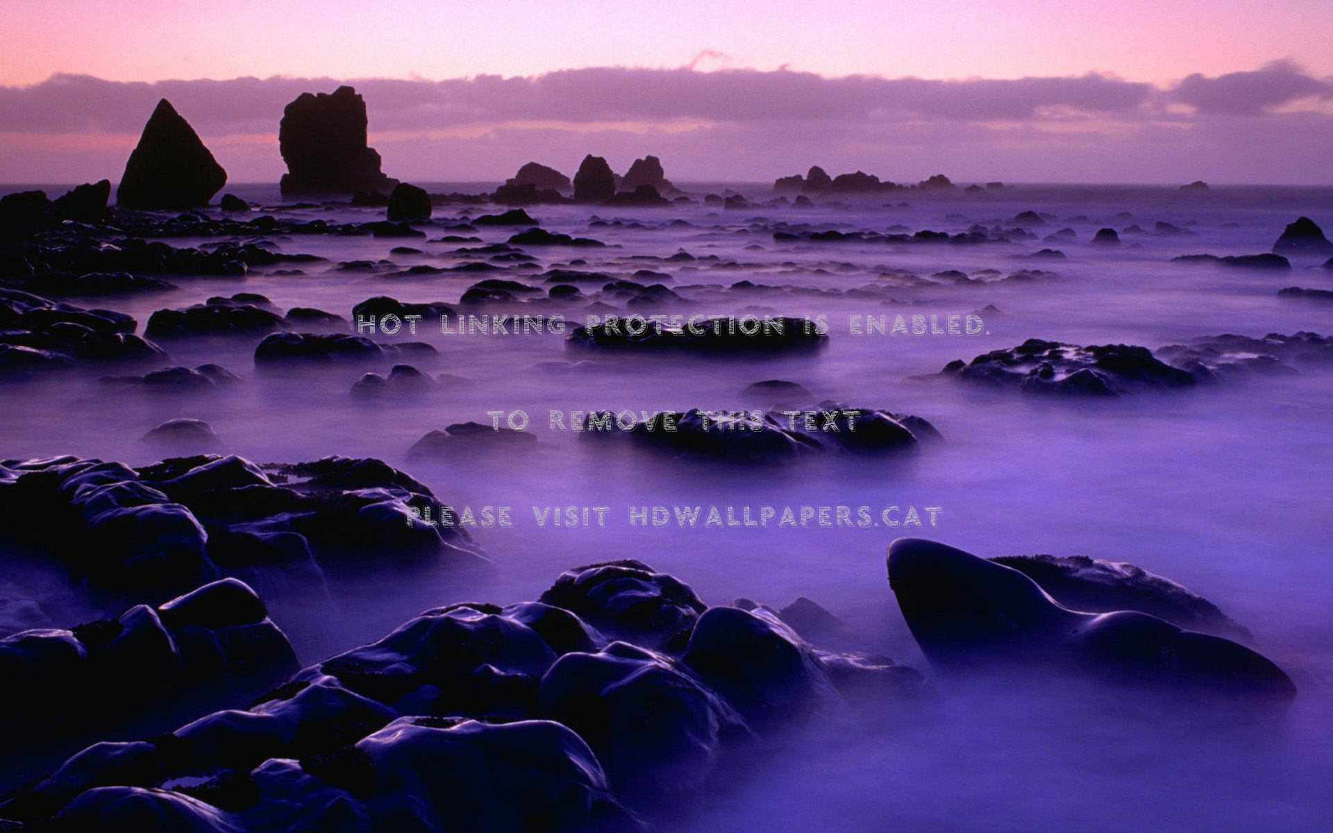 Purple Coast South Isl - Sunset , HD Wallpaper & Backgrounds