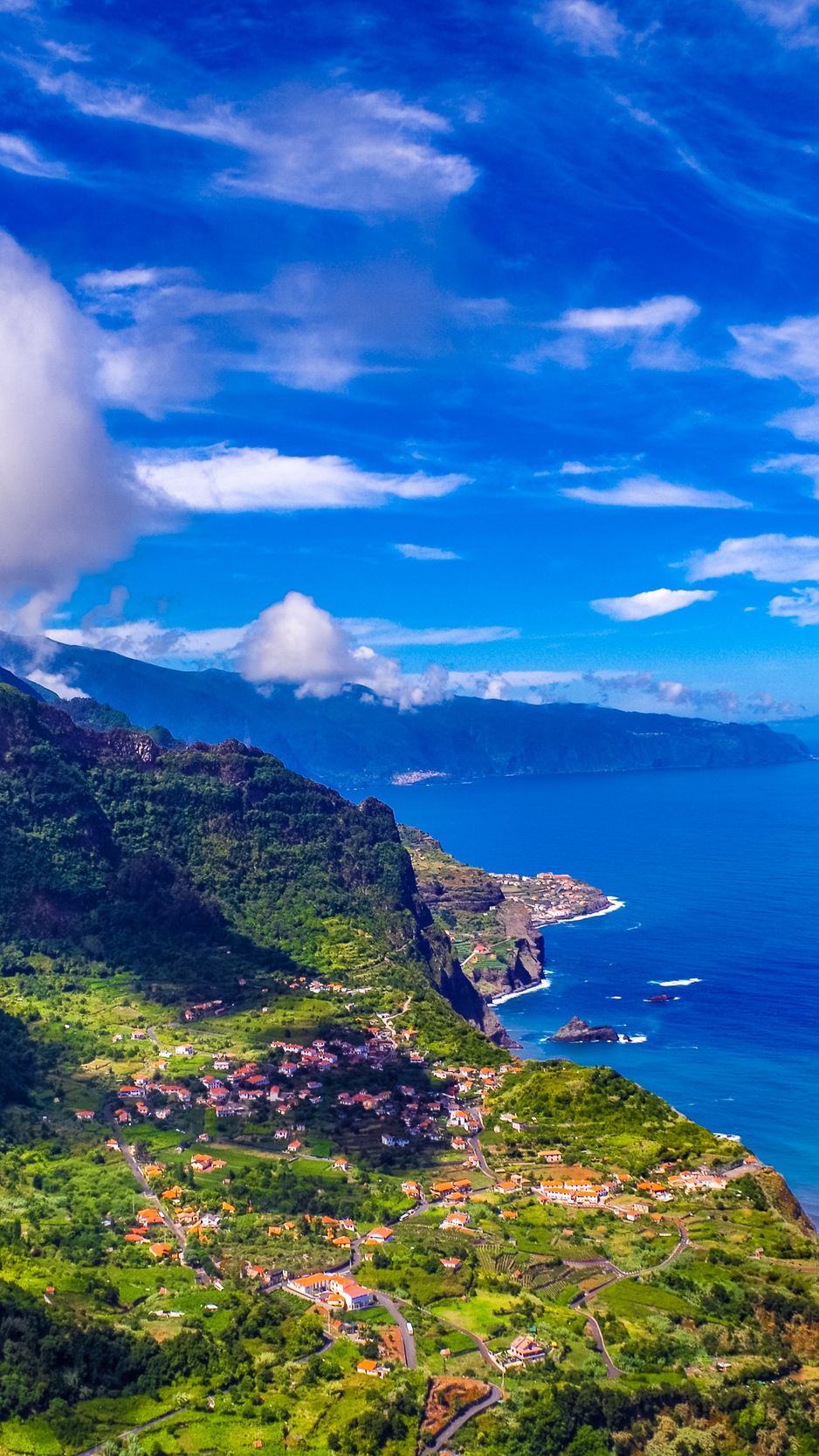 Wallpaper Madeira, Portugal, Island, Sea, Mountains - Madeira 4k , HD Wallpaper & Backgrounds