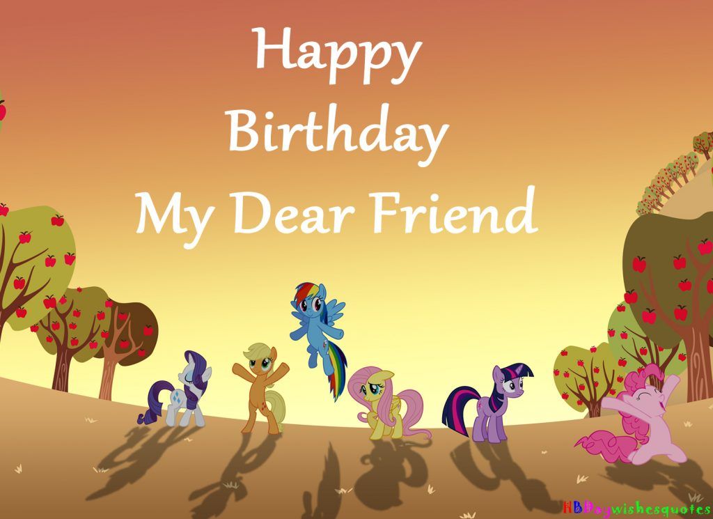 Top 10 Birthday Wishes For Best Friend Hd Images - Friend Birthday Images Hd , HD Wallpaper & Backgrounds