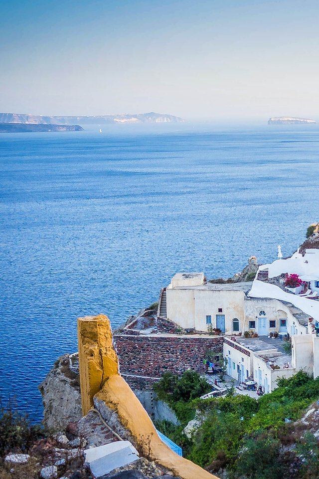 Oia, Santorini, Greece, Sunset, Island, Sea, Tourism - Greece Best Times To Visit , HD Wallpaper & Backgrounds