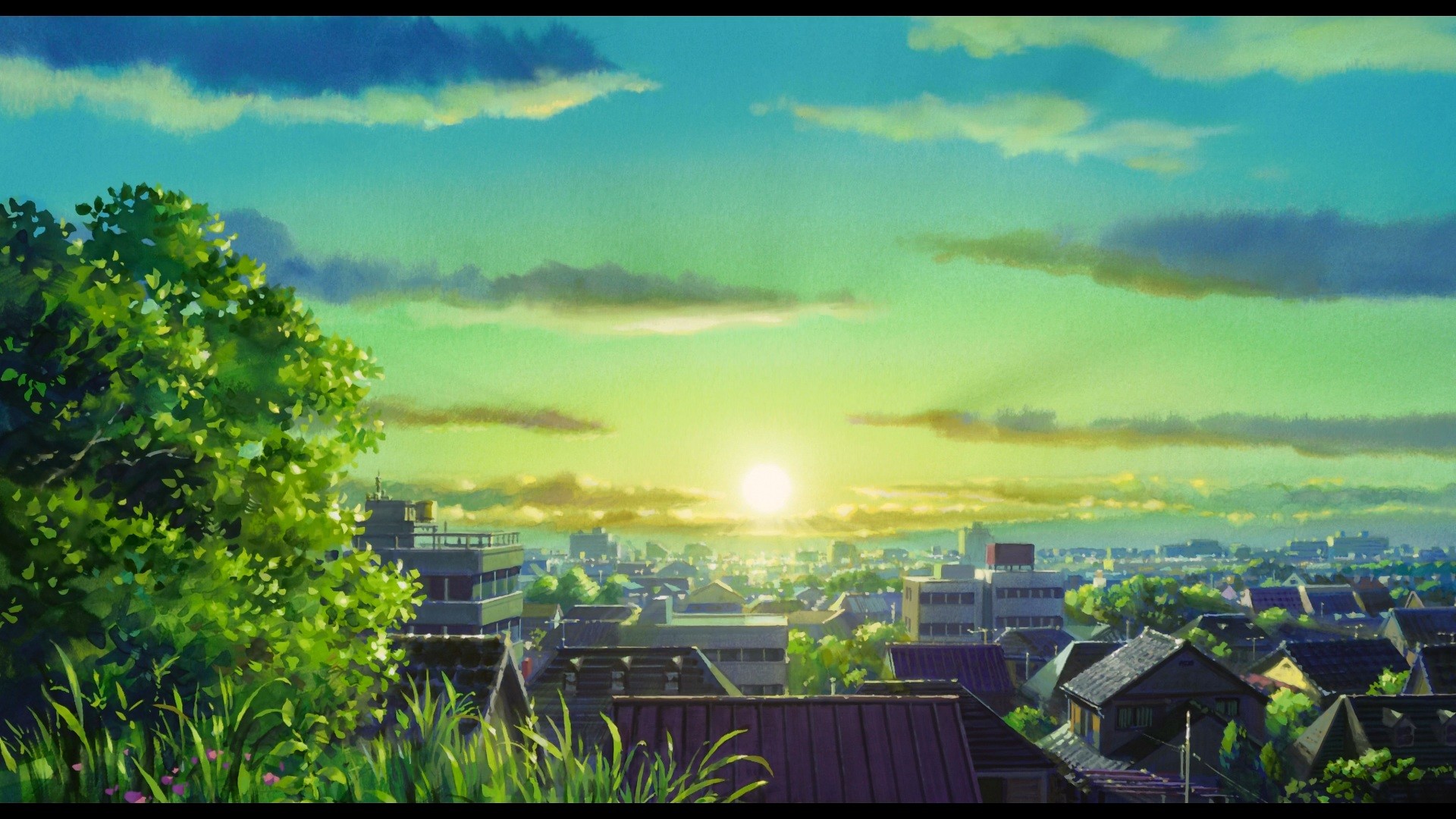 Cityscape City Town Anime Scenery Background Wallpaper Anime Cityscape City Town Anime Scenery Background Wallpaper Anime