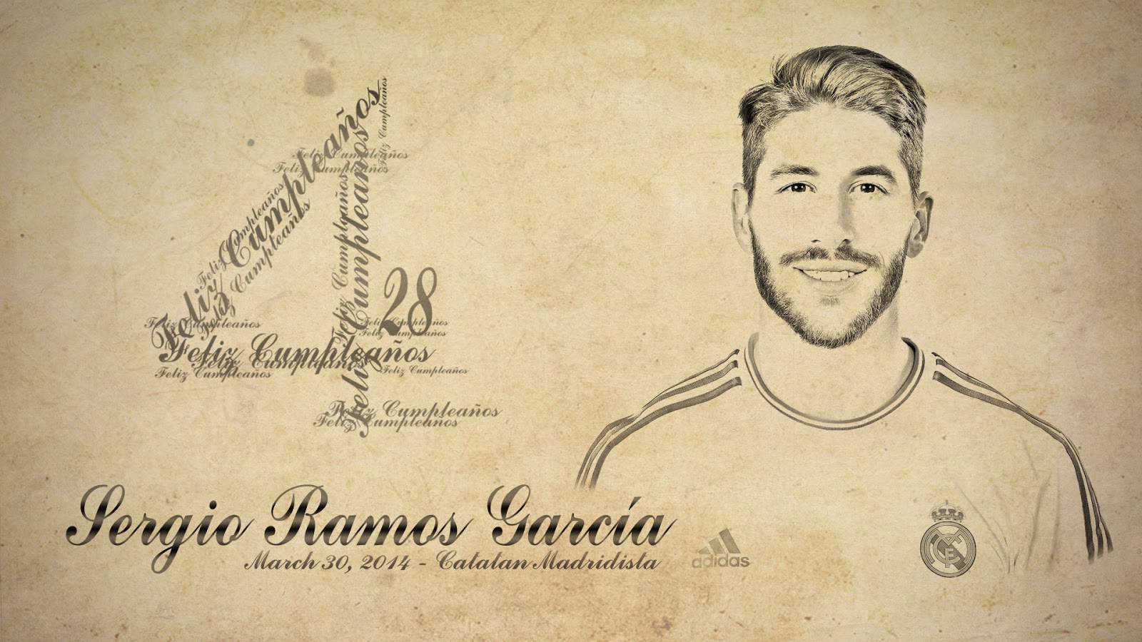Hbd Sergio Ramos - Hd Wallpaper Of Ramos 2016 , HD Wallpaper & Backgrounds