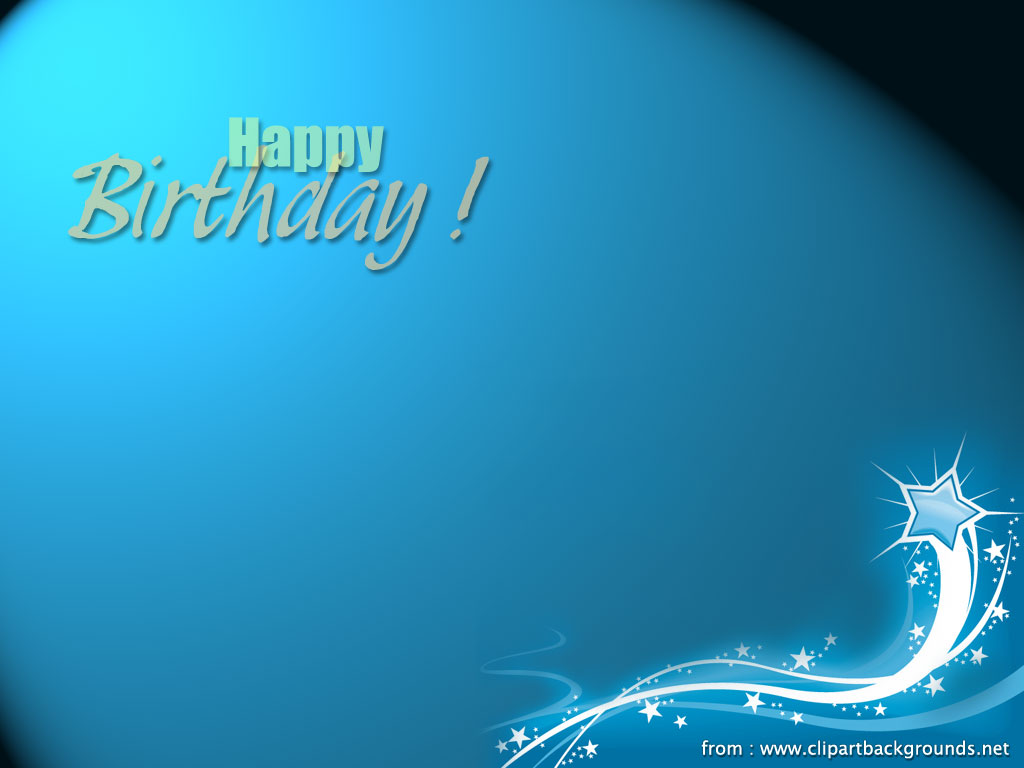 Colorful Birthday Frame Backgrounds Wallpapers - Birthday Wallpaper Blue Background , HD Wallpaper & Backgrounds