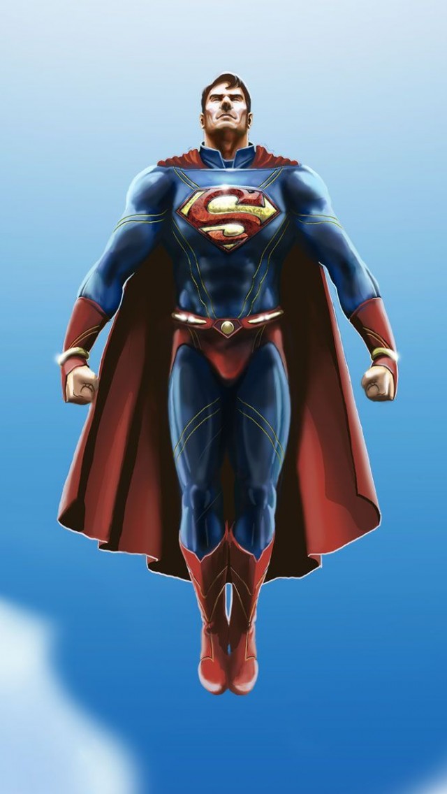 Superman Image Iphone 5 Wallpapers, Hd Wallpapers - Superman Flying Wallpaper Iphone , HD Wallpaper & Backgrounds