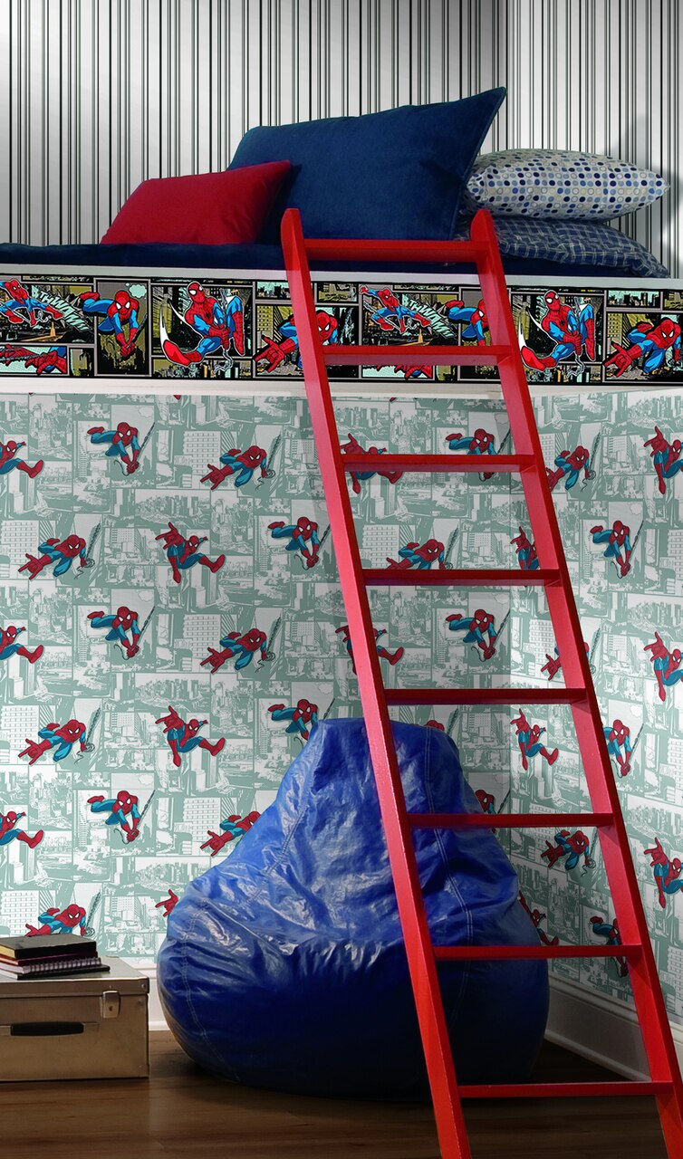 York Wallcoverings Marvel Utimate Spiderman Dy0251bd - Spiderman Wallpaper For Bedroom , HD Wallpaper & Backgrounds