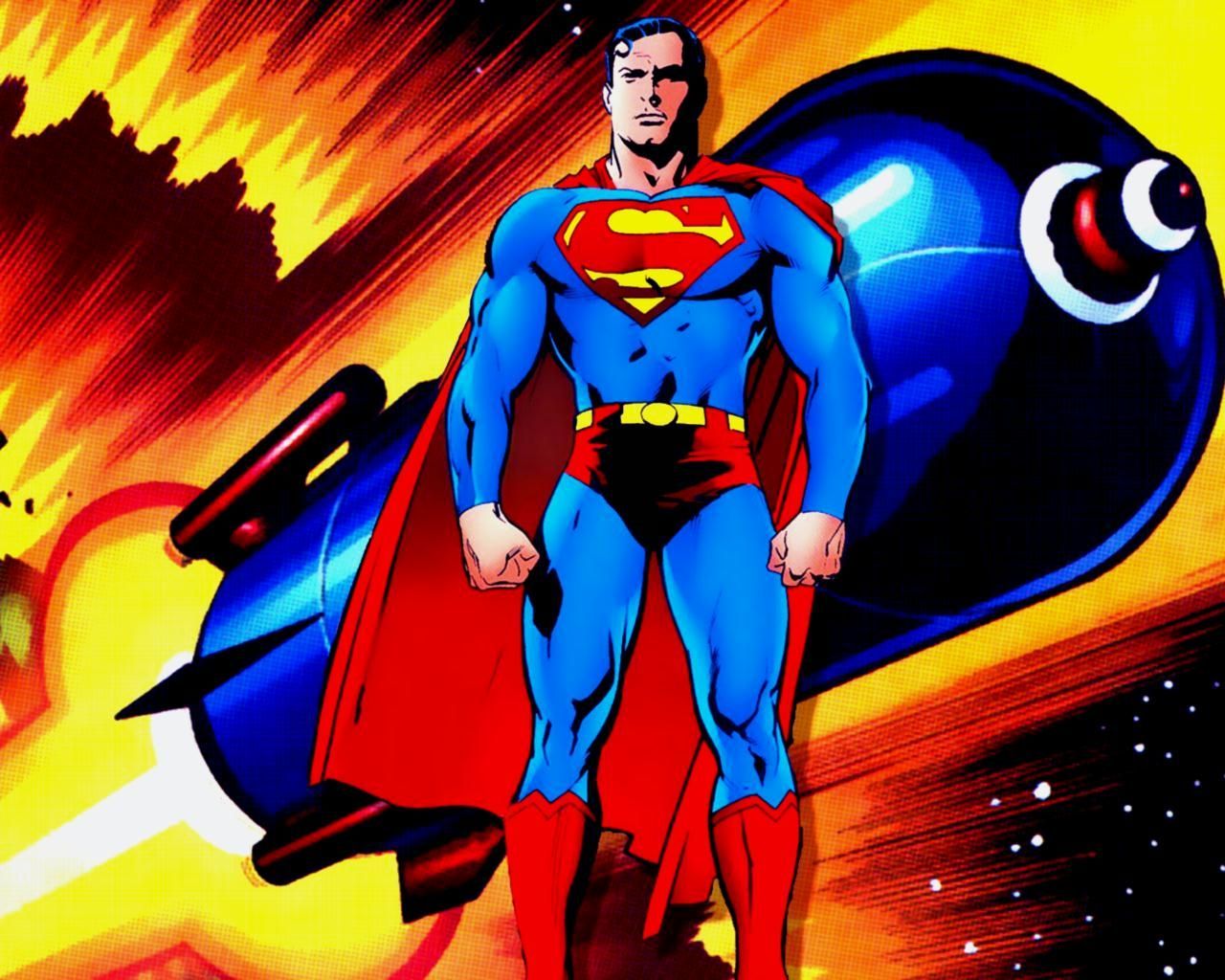 Superman Cartoon Wallpaper , HD Wallpaper & Backgrounds