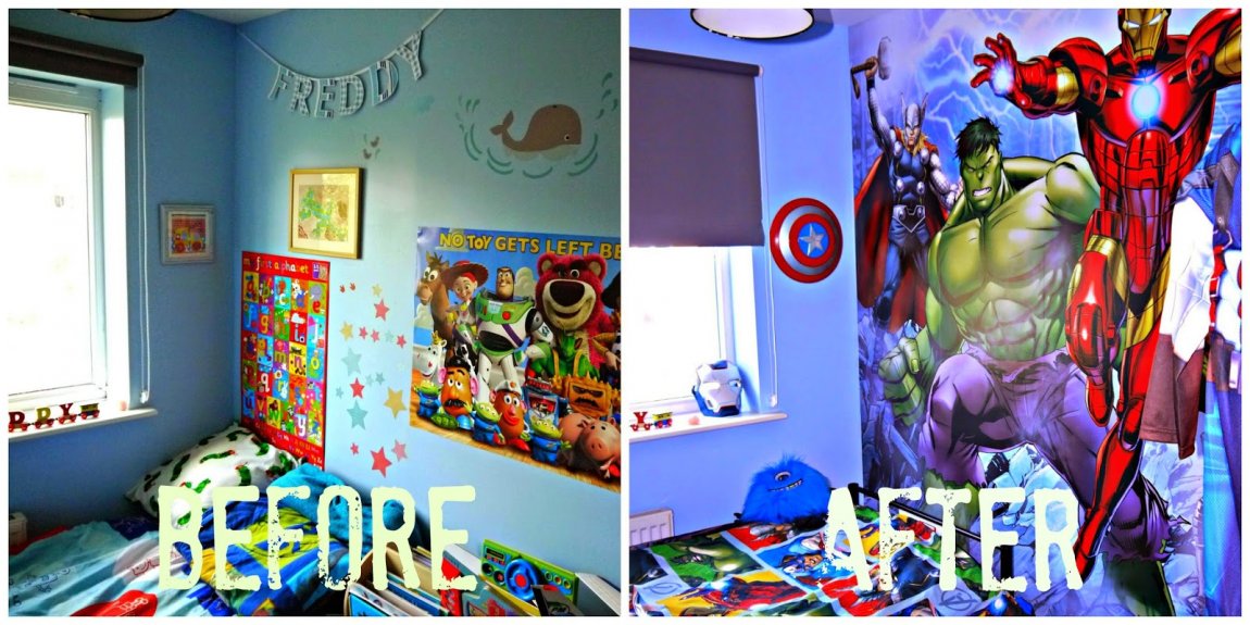 Marvel Wallpaper Phone For Boy Room Wallpapersafari - Marvel Wallpaper In Bedrooms , HD Wallpaper & Backgrounds
