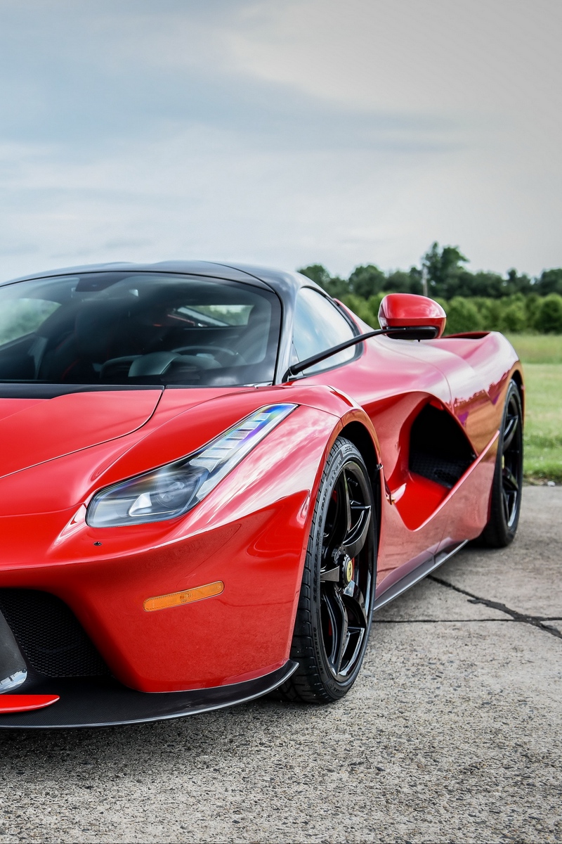 Wallpaper Ferrari, Laferrari, Red, Front View - Ferrari Wallpaper 4k Iphone , HD Wallpaper & Backgrounds