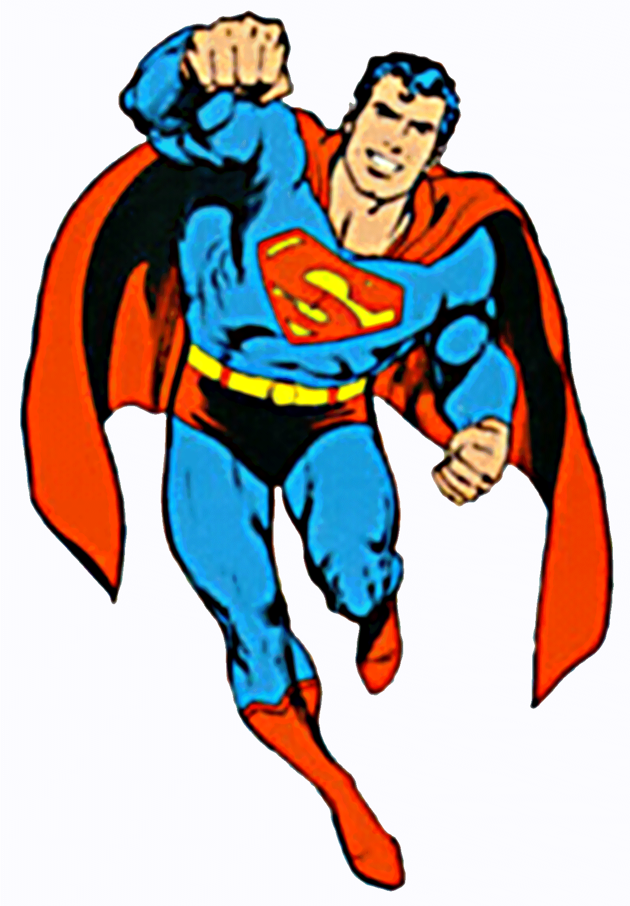 Superman Cartoon Characters - Super Hero , HD Wallpaper & Backgrounds