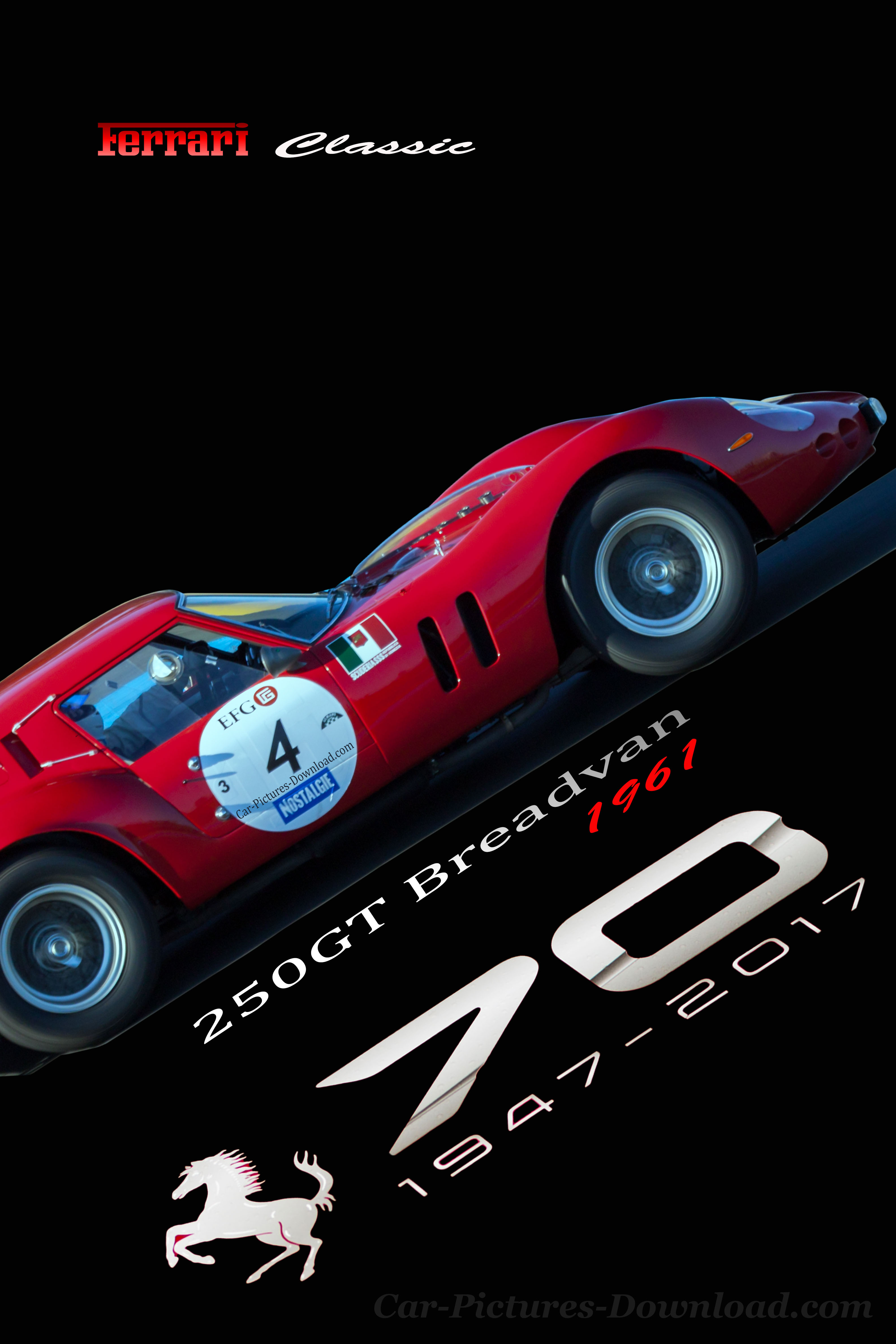 Ferrari 250 Gt Classic Car Iphone Wallpaper - Race Car , HD Wallpaper & Backgrounds