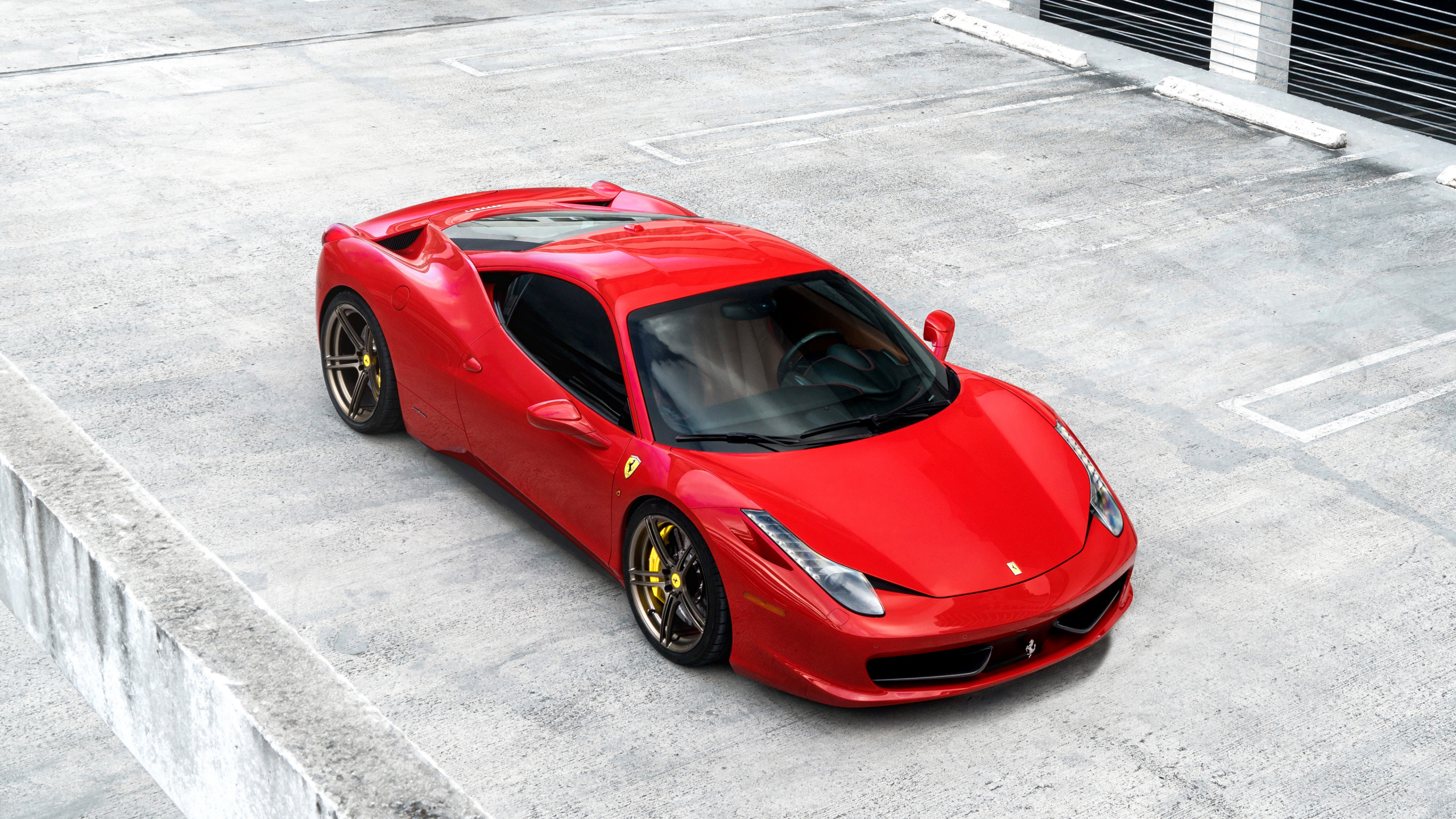 Wallpaper Ferrari 458, Red, Sports Car, 4k - Ferrari Red 458 Brixton , HD Wallpaper & Backgrounds